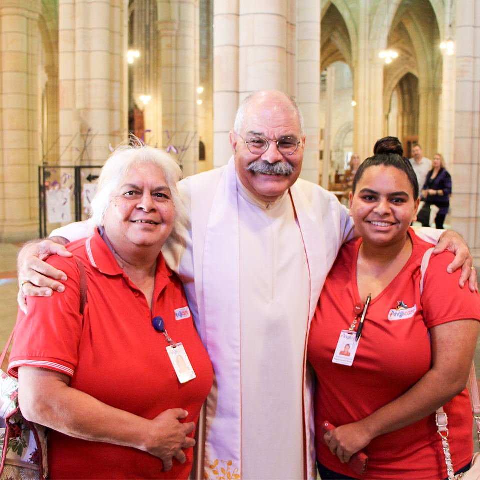anglicare staff in cathedral