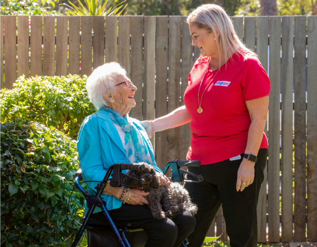 Beatrice Adamson is 100 mobile and still lives in her own home