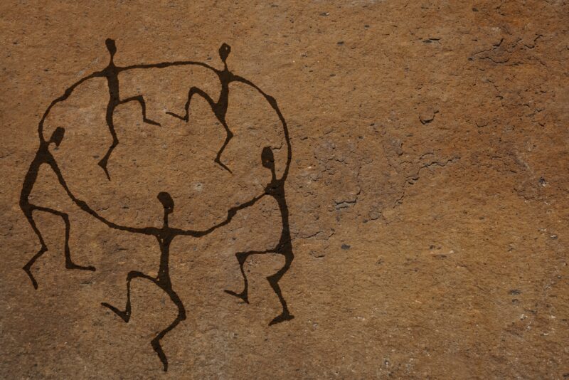 Aboriginal art, representing a personal story.