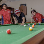 Residents enjoying pool at St Johns Residential Aged Care Centre