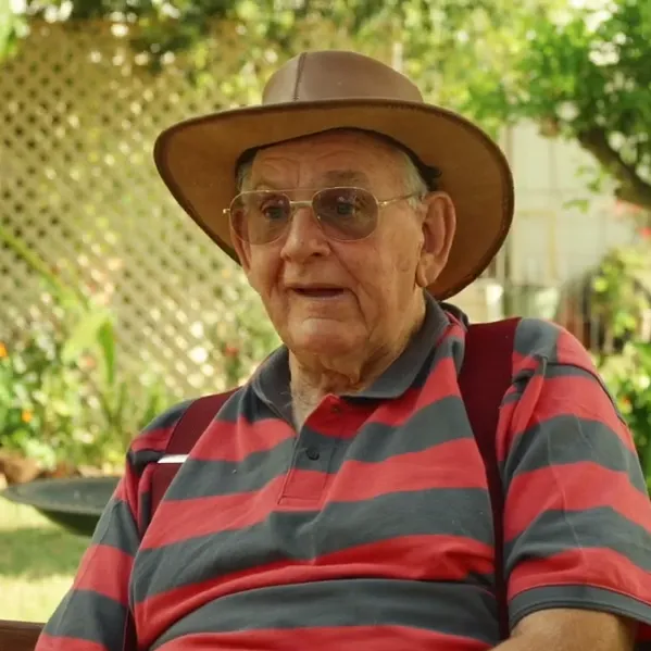 Picture of Anglicare aged care client, Graham.