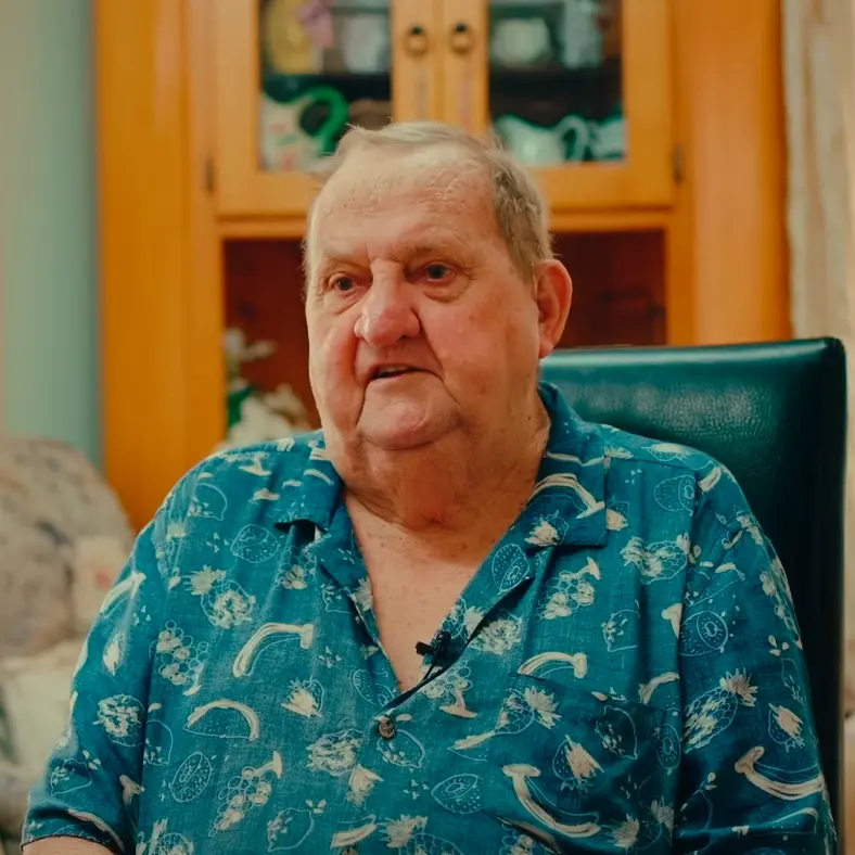 Picture of Anglicare aged care client, Ron.
