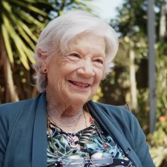 Picture of Anglicare aged care client, Valerie.