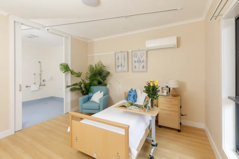 Bedroom at E.M Tooth Residential Aged Care home