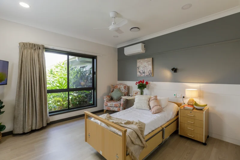 Room at Meilene residential aged care home
