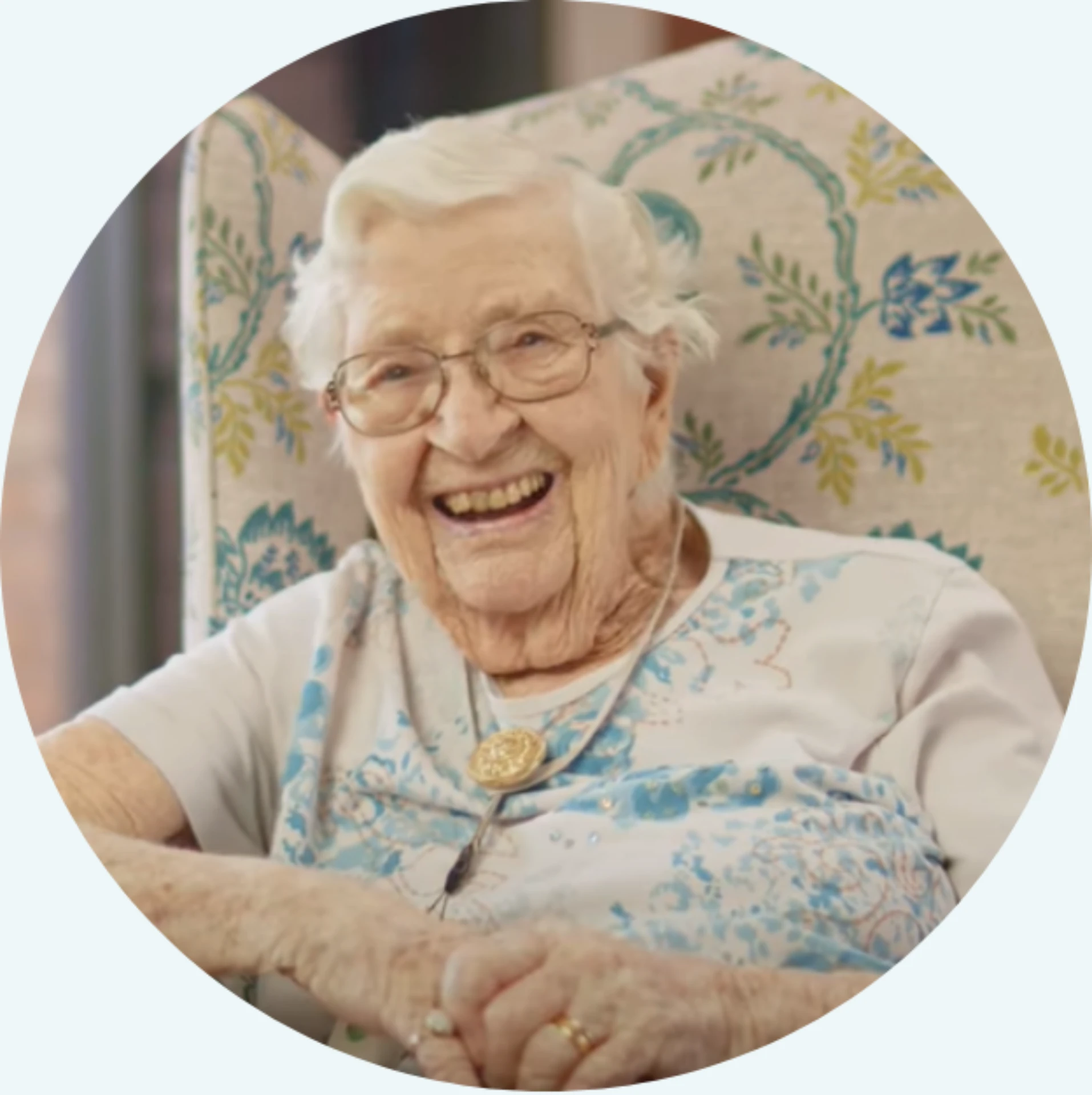Doris, resident at Meilene residential aged care home