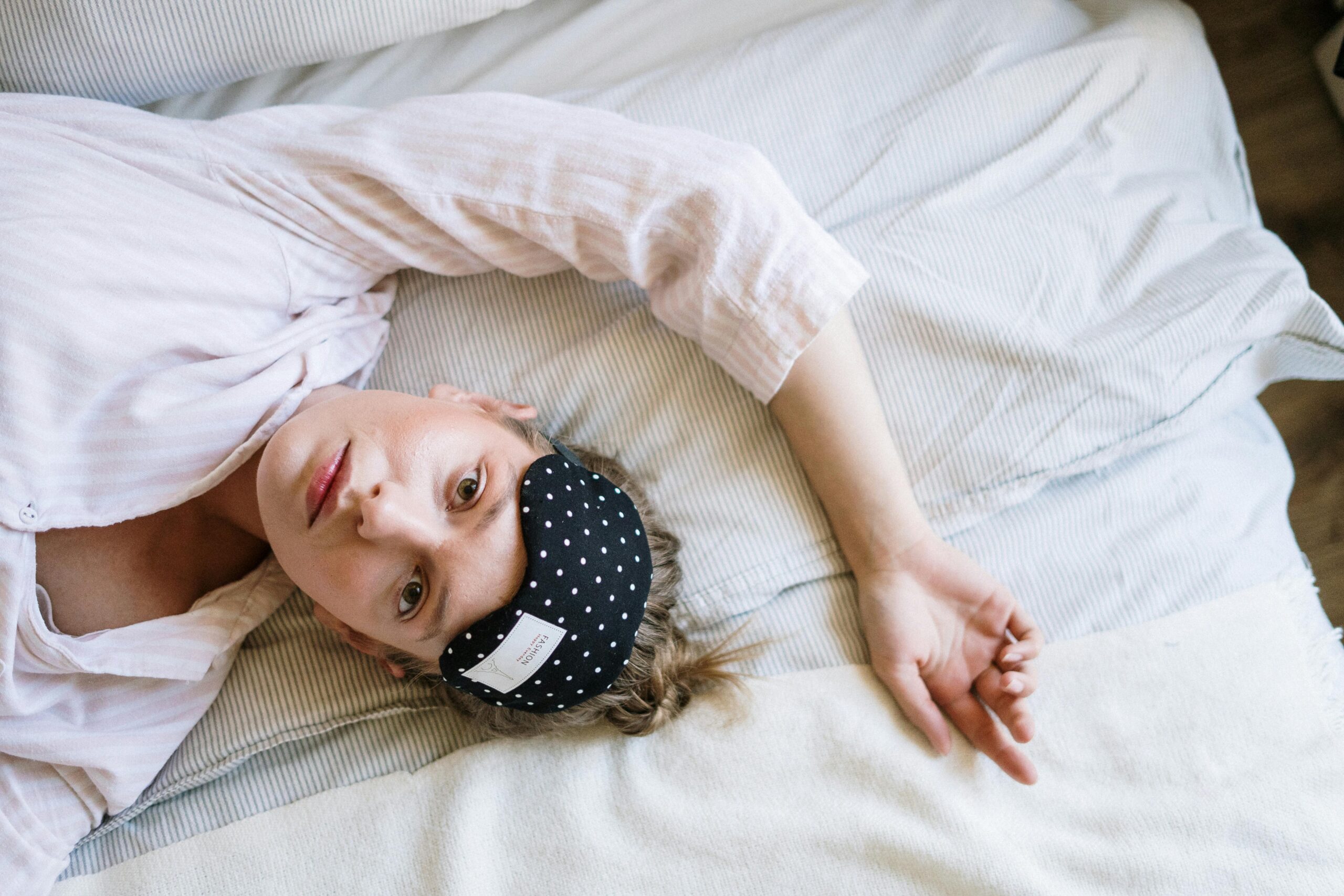Sleep and insomnia: woman experiencing trouble with sleep