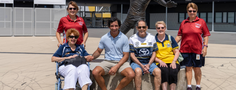 Jenny and client pictured with Johnathan Thurston