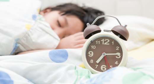 Returning to school.
Child getting a restful night sleep.