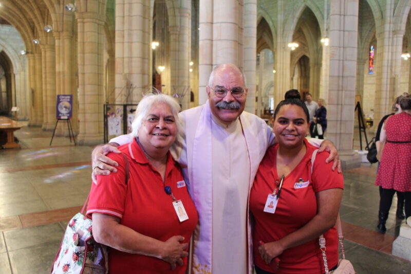 Anglicare staff attending a Sorry Day event at St John's Cathedral in 2017.