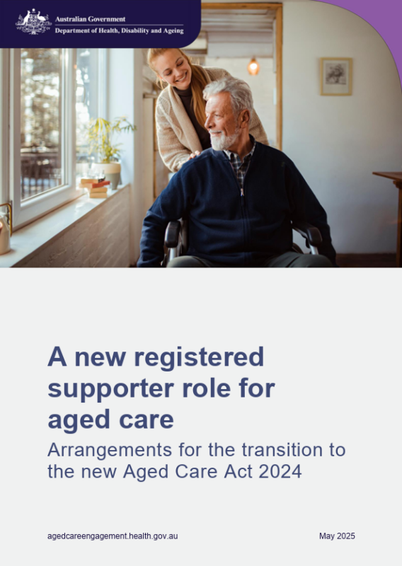 A new registered supporter role for aged care