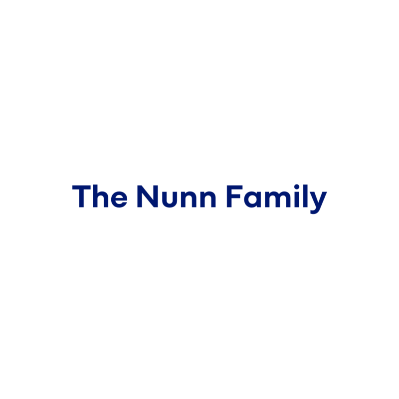 Donor recognition - The Nunn Family