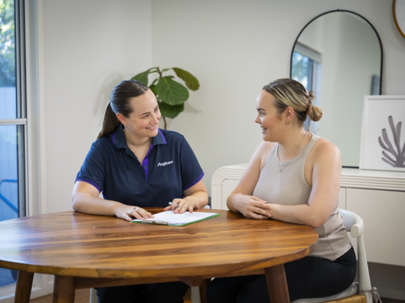 Anglicare foster care practitioner training and onboarding a new foster carer.